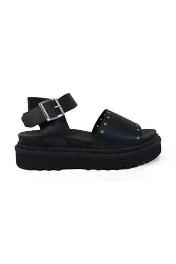 Sandále Altercore Aura.black dámske, čierna farba, na platforme, Aura.black