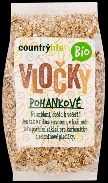 COUNTRY LIFE Organické pohánkové vločky 250 g