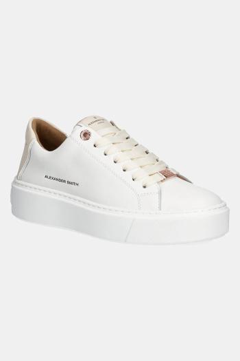 Tenisky Alexander Smith London High biela farba, ALBBLHW8402WCR