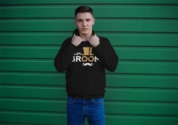 Personal Pánská mikina - Team Groom Barva: Čierna, Velikost - dospělý: XL