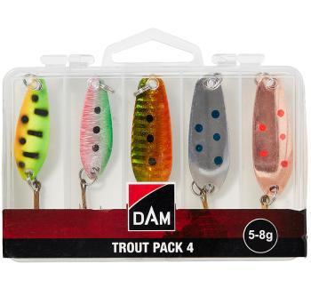 Dam blyskáč trout pack 4 inc box 5-8 g
