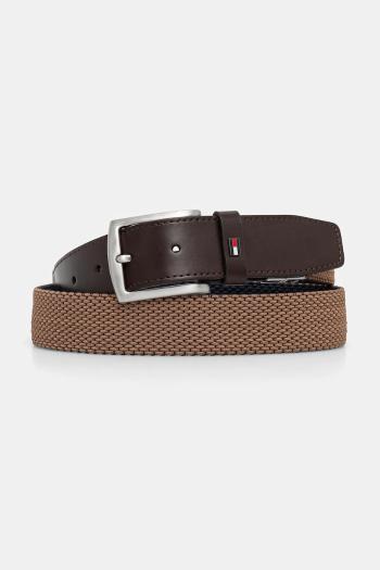 Opasok Tommy Hilfiger pánsky, hnedá farba, AM0AM13376
