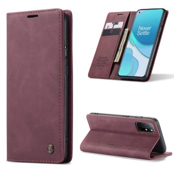 CASEME Flipové puzdro pre OnePlus 8T červené