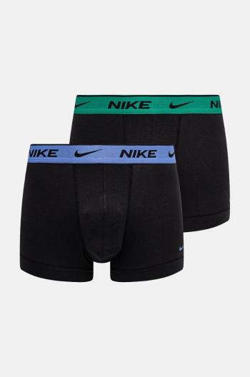 Boxerky Nike 2-pak pánske, čierna farba, 0000KE1085