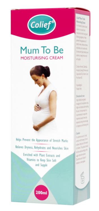 COLIEF Mum To Be Moisturising Cream hydratačný krém pre budúce mamičky 200 ml