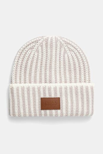Čiapka Furla biela farba, WH00061 BX3741 3757S
