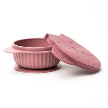 innoGIO silikónová miska s vekom GIOfresh Owl Pink (5903317816300)