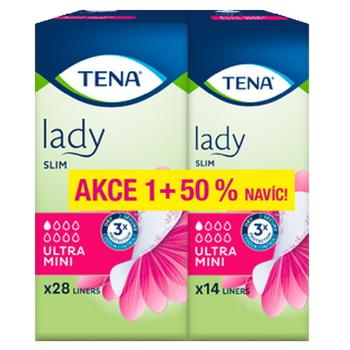 TENA Lady slim ultra mini inkontinenčné vložky 50% navyše 42 kusov