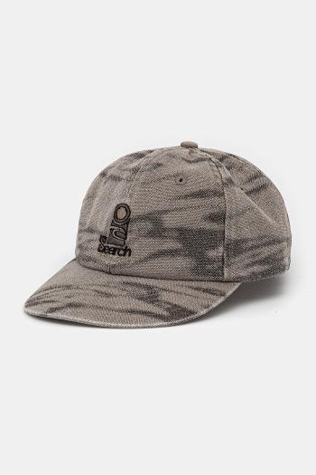 Bavlnená šiltovka Rip Curl pánska, hnedá farba, s nášivkou, 1FWMHE