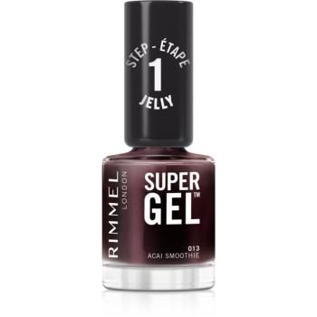 Rimmel Super Gel gélový lak na nechty bez použitia UV/LED lampy odtieň 013 Acai Smoothie 12 ml
