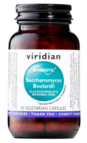 VIRIDIAN Saccharomyces Boulardii 30 kapsúl