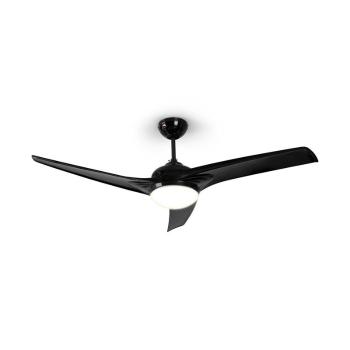 Klarstein Figo, stropný ventilátor, 52" (132 cm) Ø, výkon: 55 W, čierny