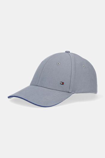 Bavlnená šiltovka Tommy Hilfiger šedá farba, jednofarebná, AM0AM13164