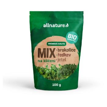 ALLNATURE Mix semienok na klíčenie reďkev brokolica ďatelina BIO 100 g