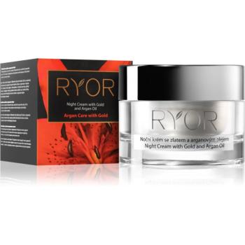 RYOR Argan Care with Gold nočný krém so zlatom a argánovým olejom 50 ml