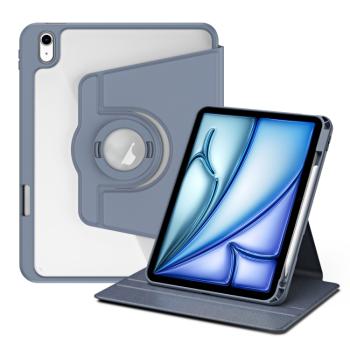 CRYSTAL FLEXI 2v1 Zaklápacie puzdro pre Apple iPad Air 11 2025 / Air 11 2024 fialové