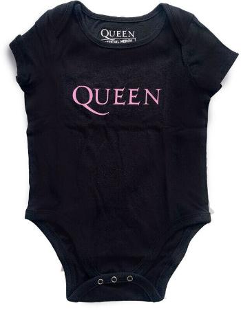 Queen Tričko Pink Logo Kids Black 2 roky