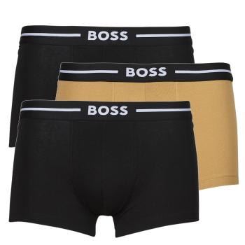 BOSS  Trunk 3P Bold  Boxerky Čierna