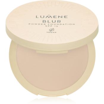 Lumene Blur kompaktný púder a make-up v jednom SPF 15 odtieň No. 1 10 g