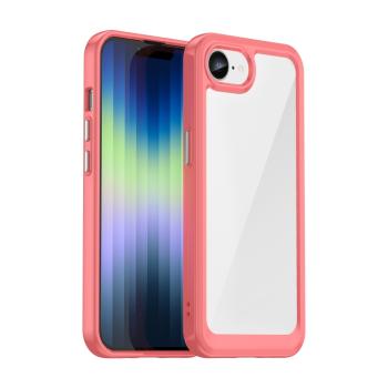 CRYSTAL Ochranný kryt pre Apple iPhone 16e červený