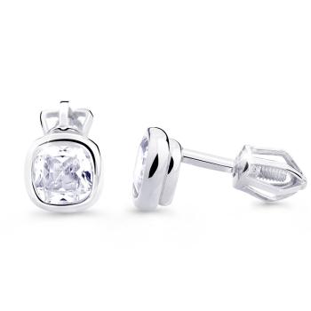Cutie Jewellery Náušnice z bieleho zlata so zirkónmi Z8029-30-10-X-2