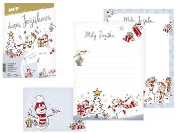 Ajándék csomagoló Levél a Jézuskának