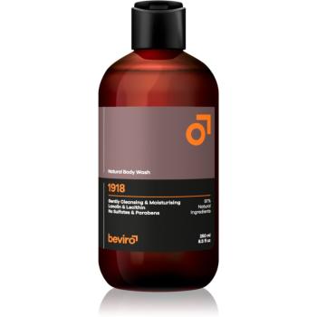 Beviro Natural Body Wash 1918 sprchový gél pre mužov 250 ml