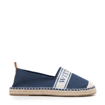 Dámske espadrilky s lemom a nápisom WITTCHEN 98-DP-802-N  