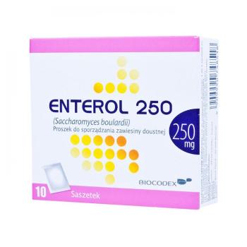 ENTEROL 250 mg prášok na perorálnu suspenziu plu por 10 vrecúšok