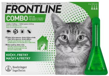 Frontline Combo Spot-on - pipeta proti kliešťom pre mačky a fretky 3 x 0,5ml