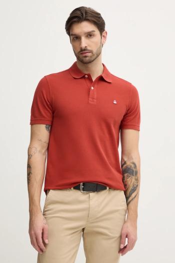 Bavlnené polo tričko United Colors of Benetton ružová farba, jednofarebné, 3089J3179