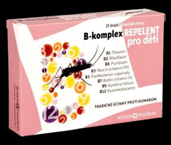 ROSEN PHARMA B-komplex REPELENT pre deti 25 tabliet