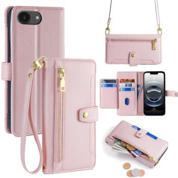 PASTEL Peňaženkové puzdro pre Apple iPhone 16e ružové