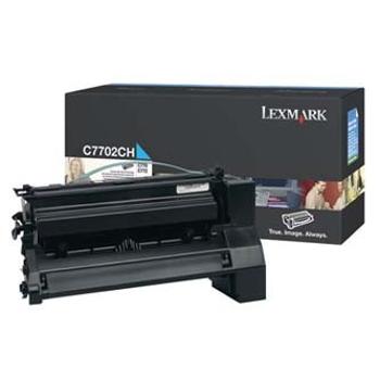 Lexmark C7702CH azúrový (cyan) originálny toner