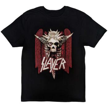 Slayer tričko Nailed Red Čierna XXL