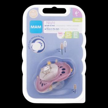 MAM NIGHT Cumlík 6m+, fialový/sova