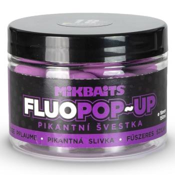 Mikbaits plávajúce boilie fluo pikantná slivka 150 ml - 18 mm