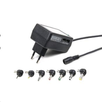 GEMBIRD Univerzálny AC-DC adaptér EG-MC-008, 12W, 7 konektorov