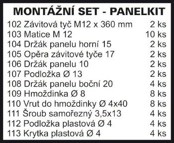 Panelkit SABINA 90 B2E000000N