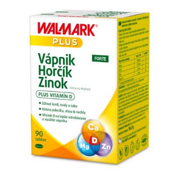 Walmark Vápnik Horčík Zinok Forte + vitamín D 90 tbl