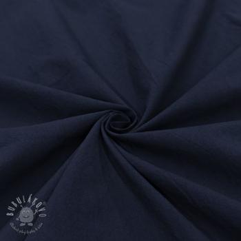 Bavlnená látka WASHED navy