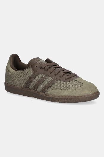 Tenisky adidas Originals Samba OG zelená farba, JR0885