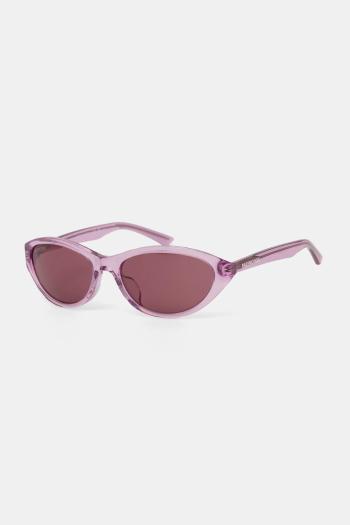 Slnečné okuliare Balenciaga dámske, ružová farba, BB0404SK