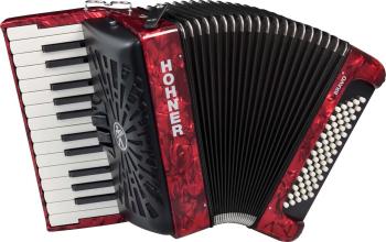 Hohner Bravo II 60 Klávesový akordeón Red