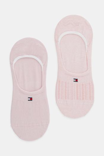 Ponožky Tommy Hilfiger 2-pak dámske, ružová farba, 701232982