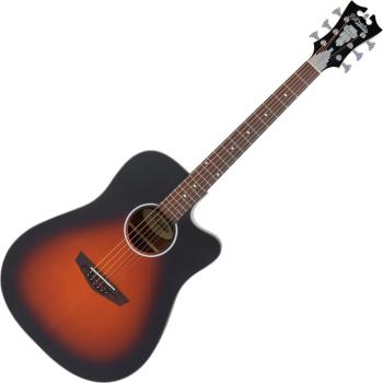 D'Angelico Premier Bowery LS Satin Vintage Sunburst Elektroakustická gitara Dreadnought