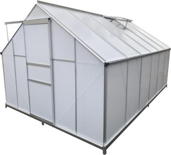 SLOVAKIA TREND SKLENIK STREND PRO GREENHOUSE, ALU, PC 6 MM, 250X370X195 CM