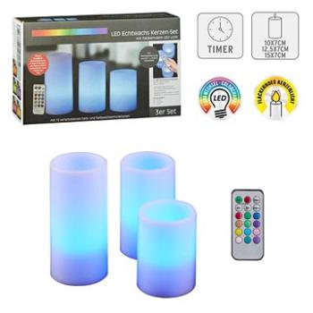CEPEWA LED, sviečka, 3 ks, ovládač (4032037492646)