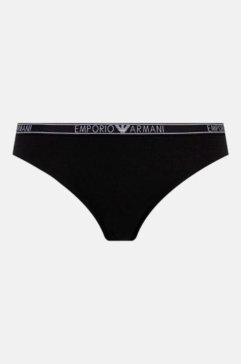 Brazílske nohavičky Emporio Armani Underwear čierna farba, 164752 4F223