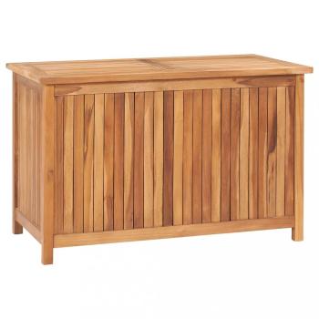 Záhradný úložný box teak Dekorhome 90 cm